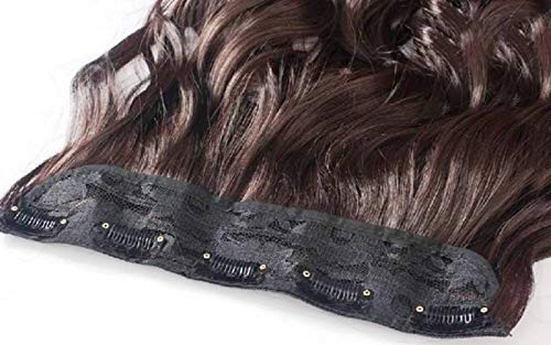 Brown Wavy Hair Extensions - 24 Inch by Pema